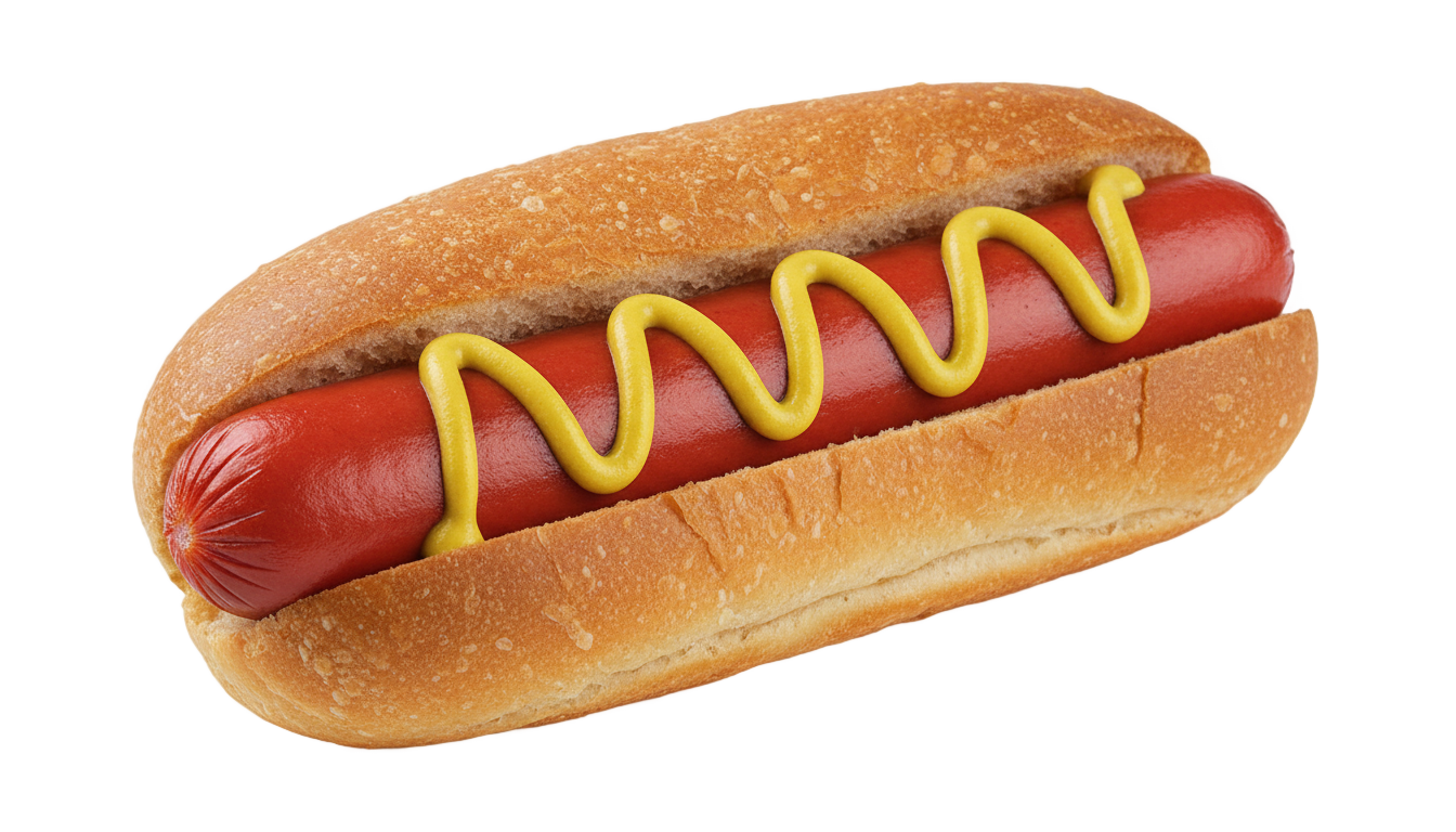 red hotdog png PNG transparent background