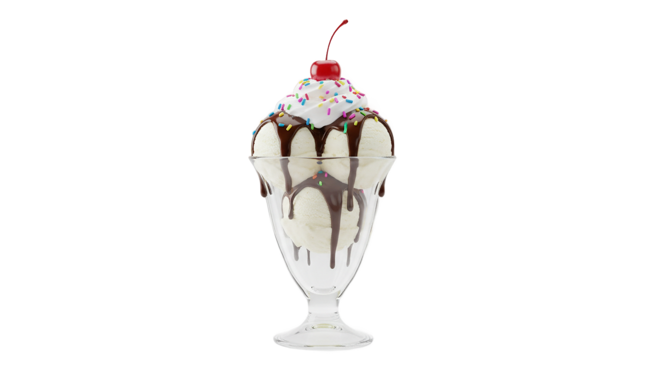 ice cream sundae png PNG transparent background
