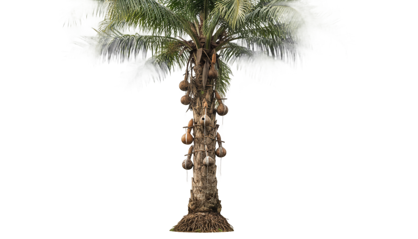 palm wine tree png PNG transparent background