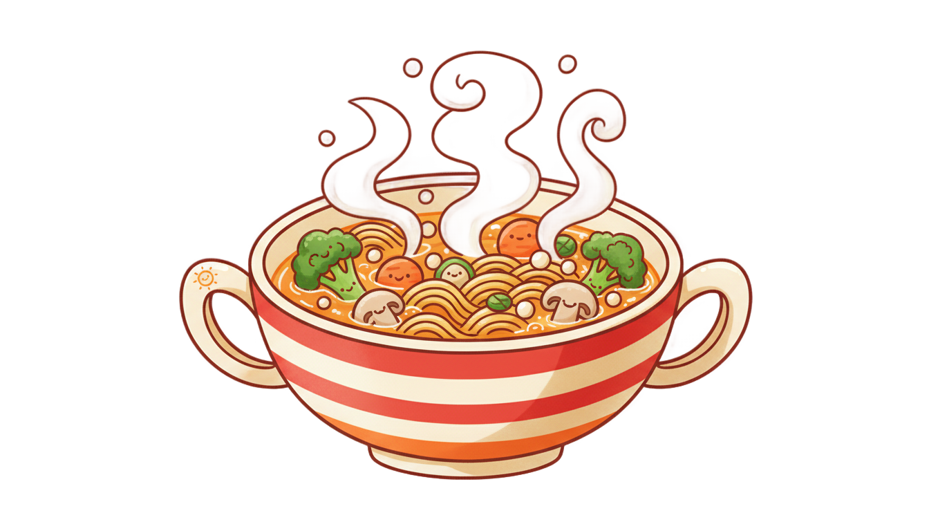cartoon soup png PNG transparent background