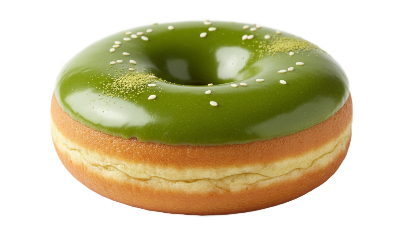 matcha donut png PNG transparent background