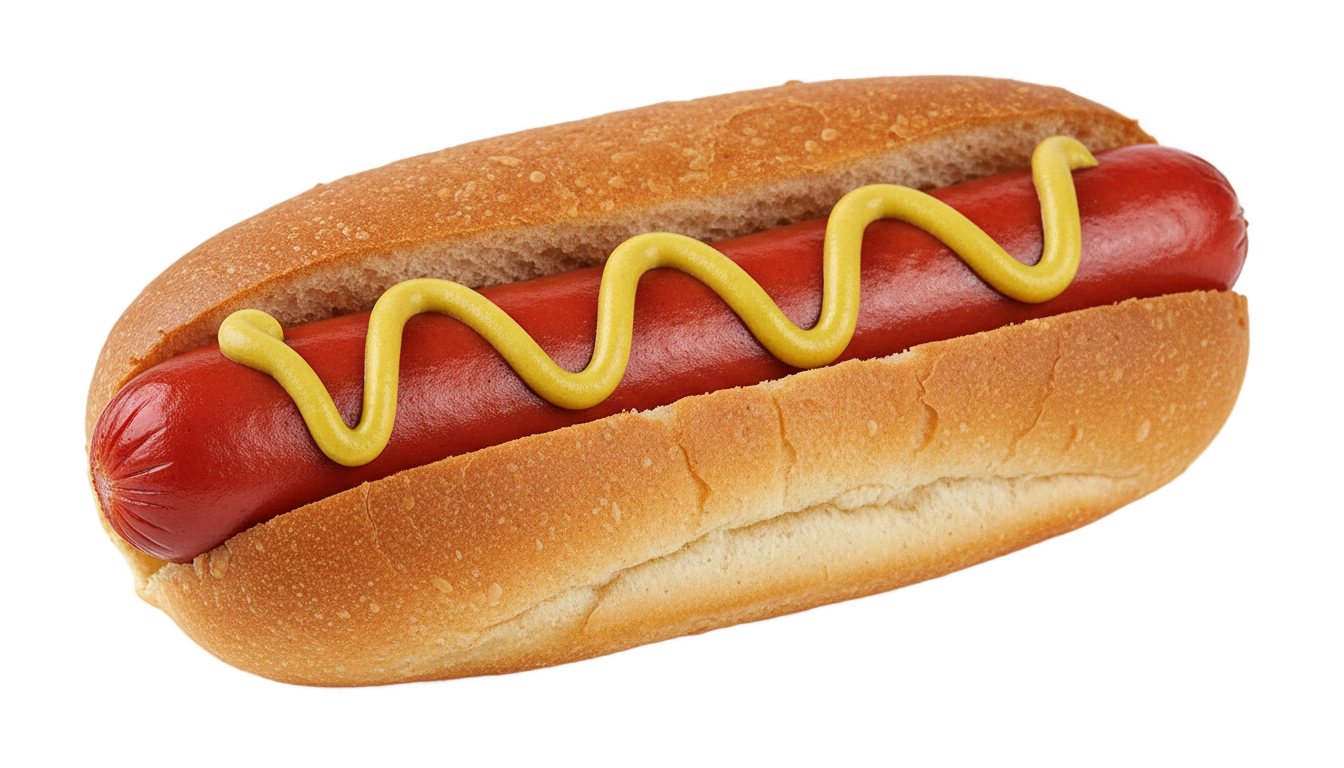 red hotdog png PNG transparent background