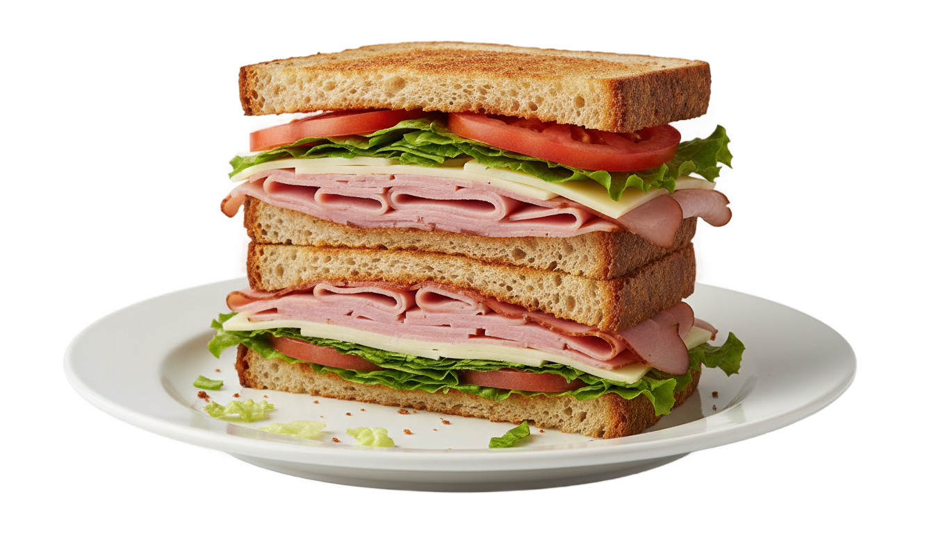 sandwich plate png PNG transparent background