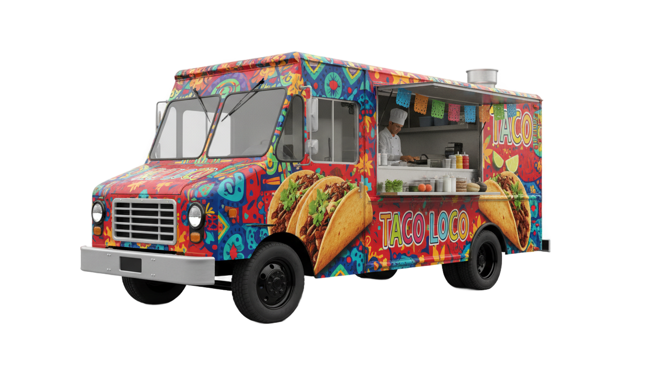 taco truck png PNG transparent background