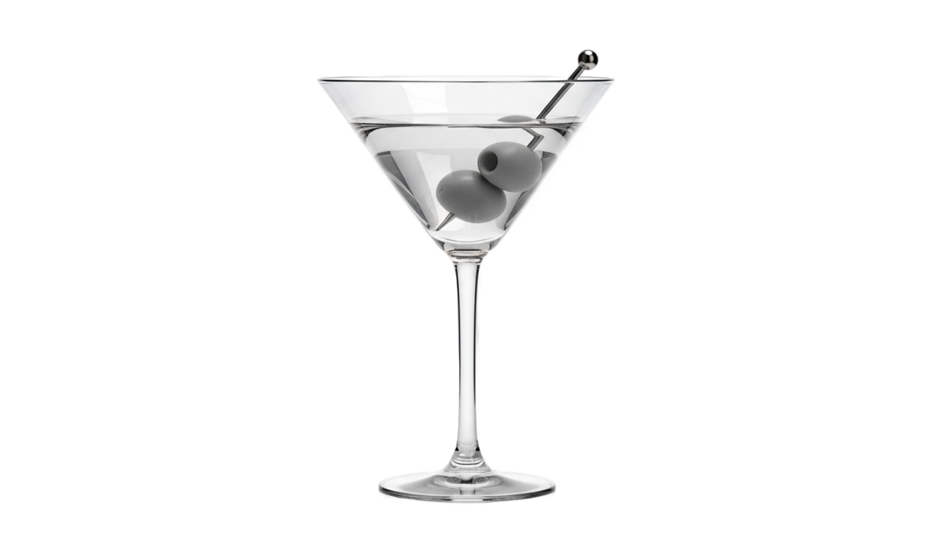 cocktail png black and white PNG transparent background