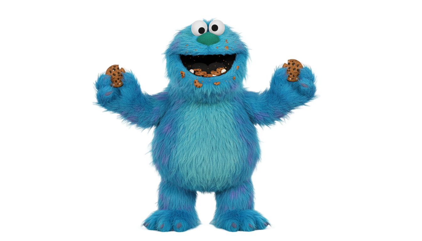 cookie monster clipart png PNG transparent background