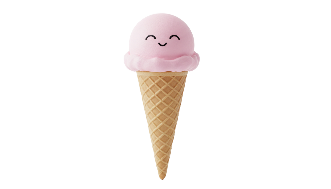 cute ice cream png PNG transparent background