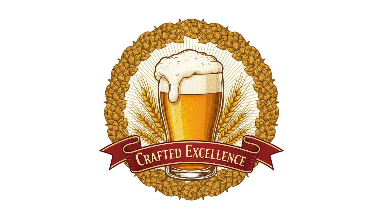 beer logo design png PNG transparent background