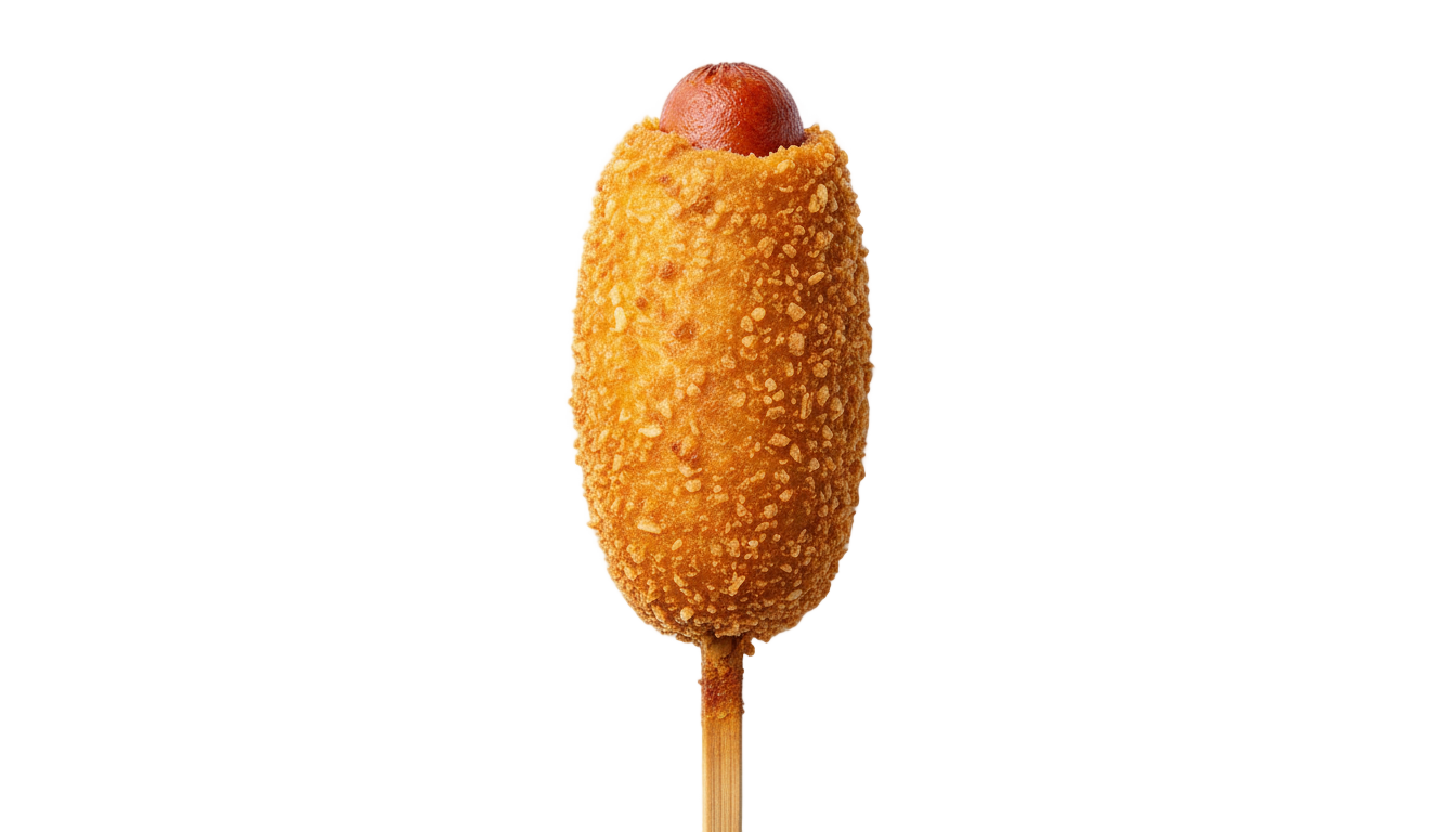 hotdog on stick png PNG transparent background