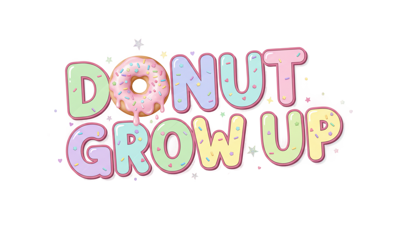 donut grow up png PNG transparent background