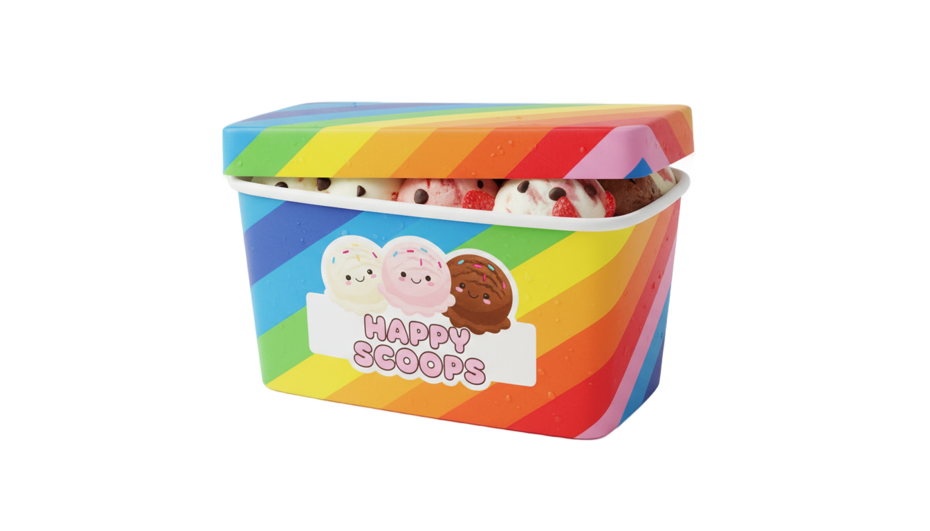 ice cream box png PNG transparent background
