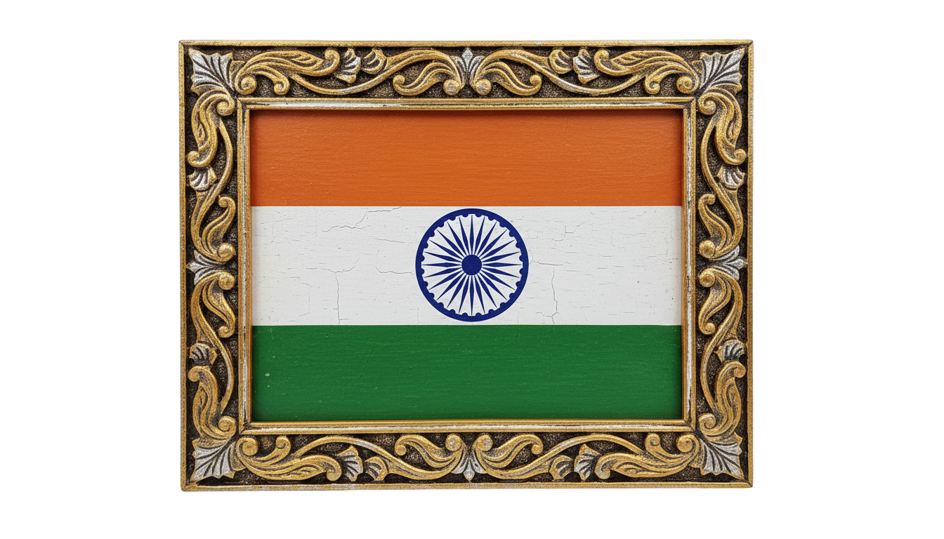 tiranga photo frame png PNG transparent background