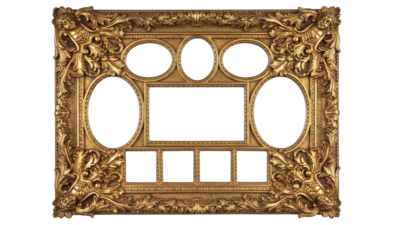 photo album frame png PNG transparent background