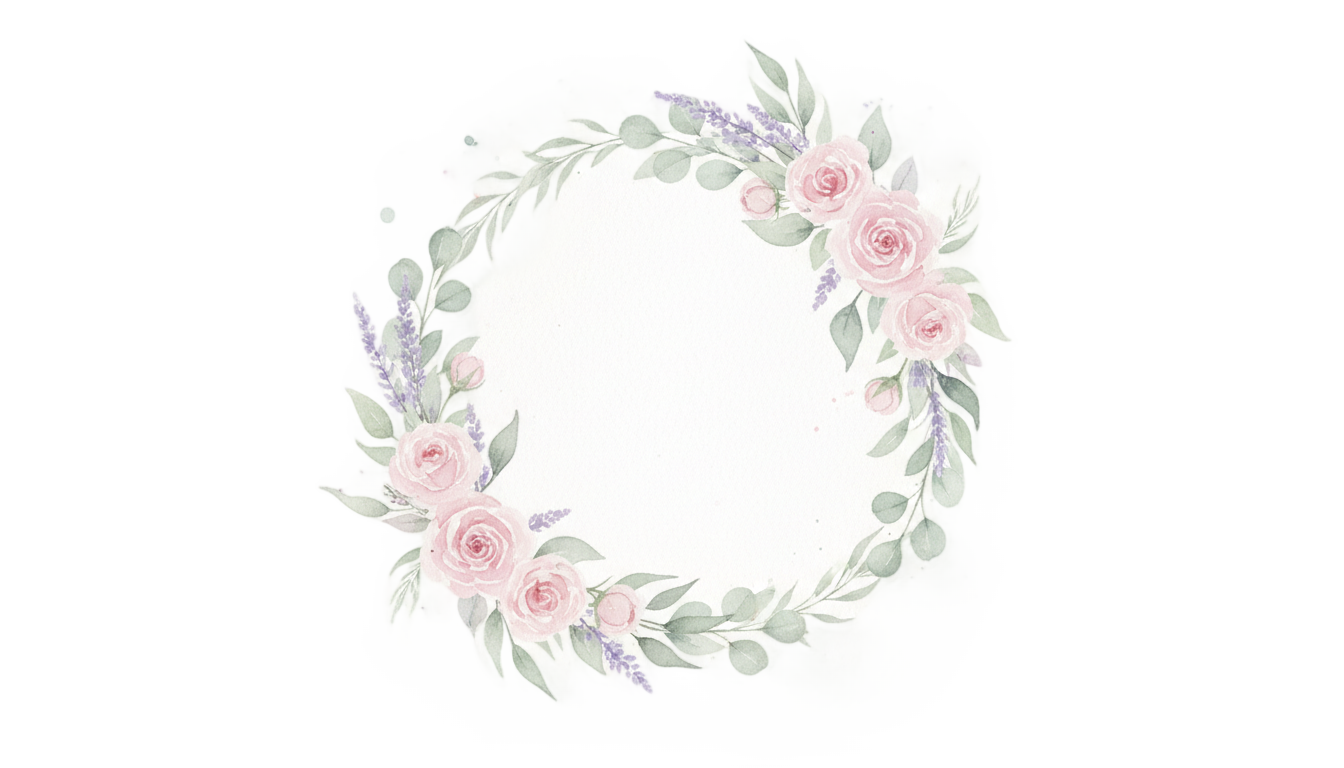 free watercolor wreath png PNG transparent background