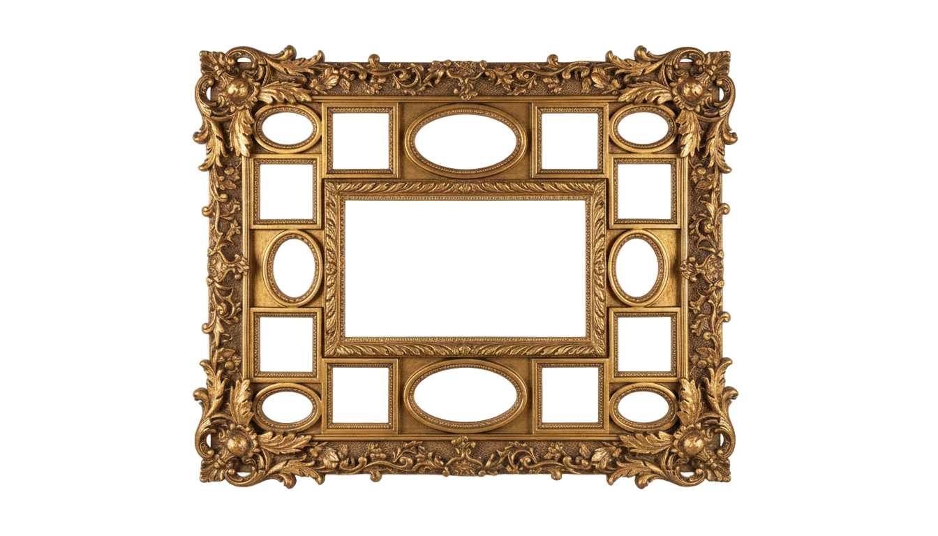 photo album frame png PNG transparent background