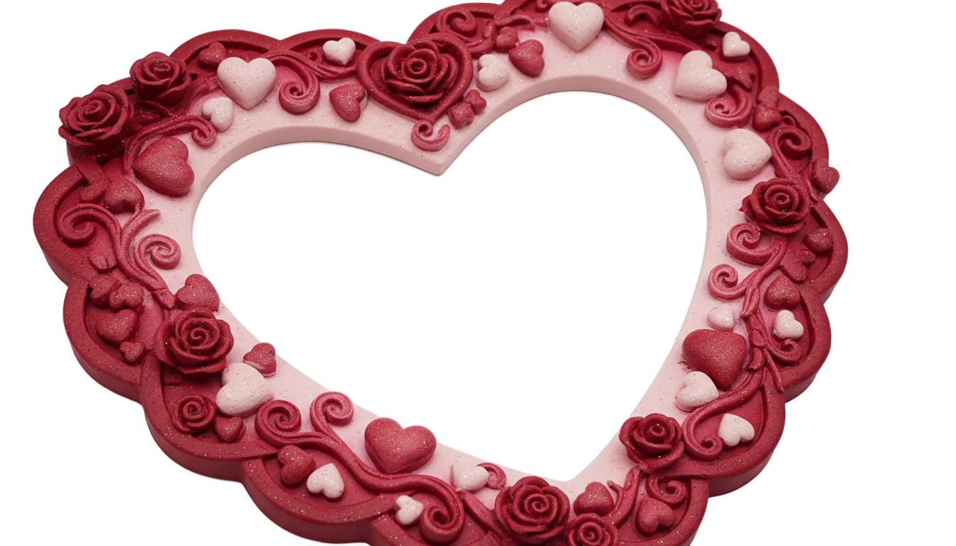 valentine photo frame png PNG transparent background
