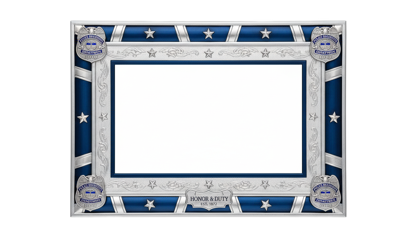 police photo frame png online photo editor PNG transparent background
