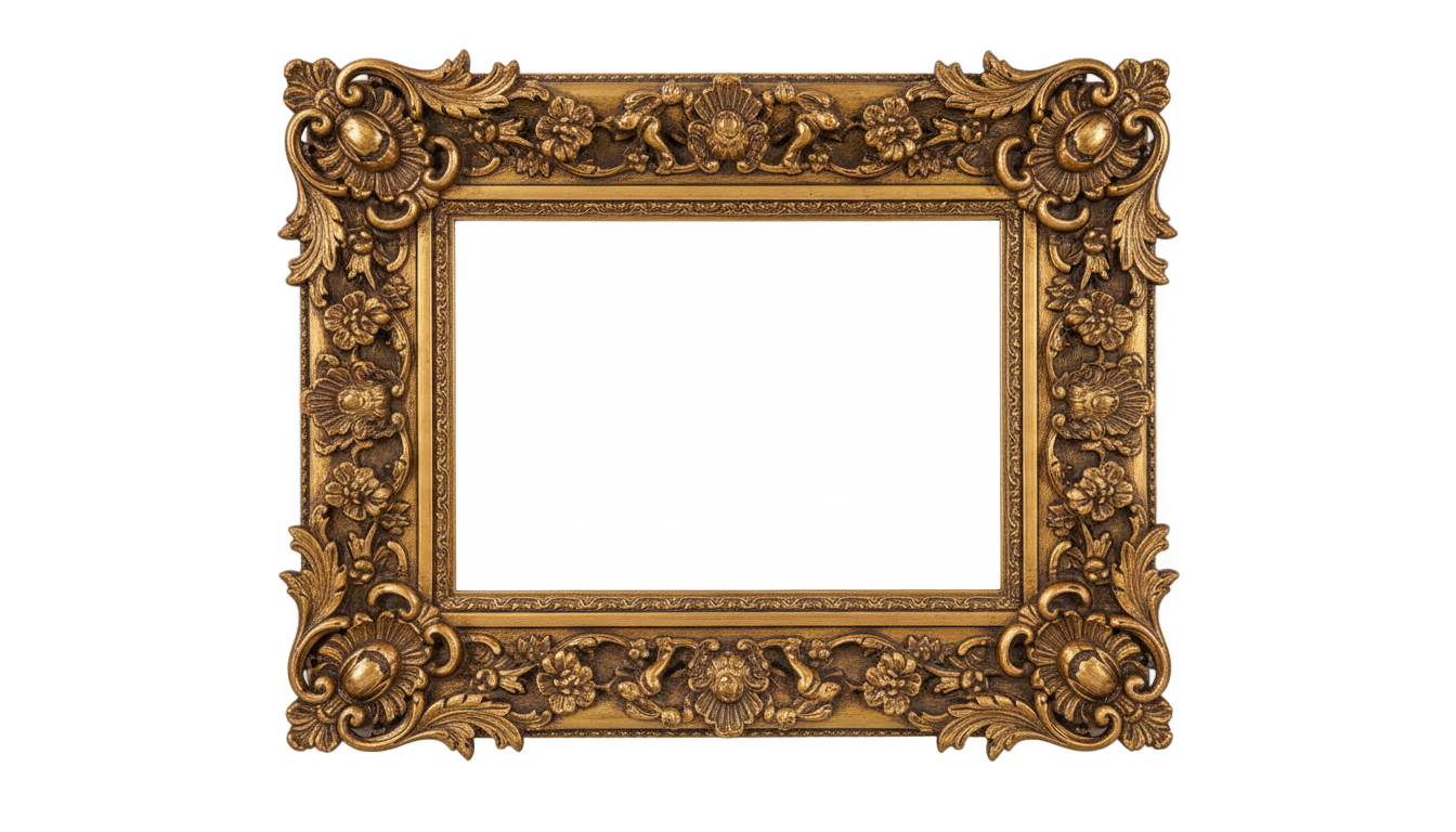 royal photo frame png PNG transparent background