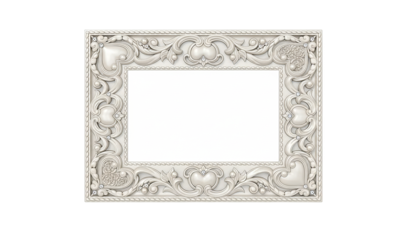 love photo frame design png PNG transparent background