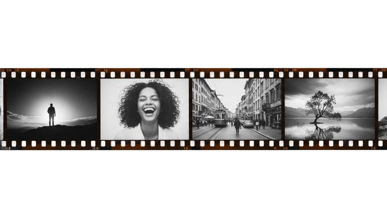 film frame overlay png PNG transparent background