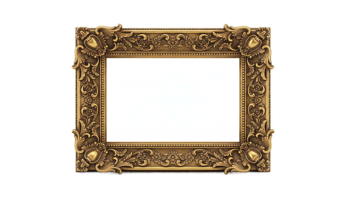 beautiful photo frame png PNG transparent background