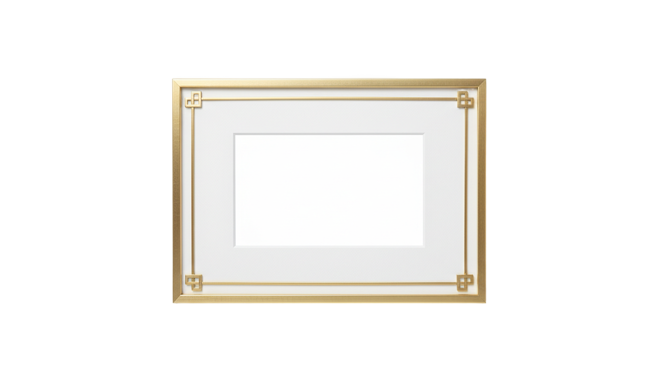 modern photo frame png PNG transparent background