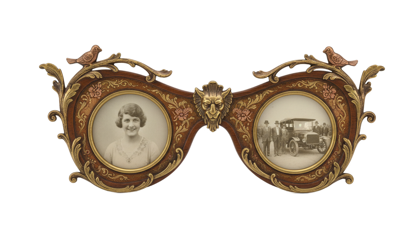 chashma photo frame png PNG transparent background