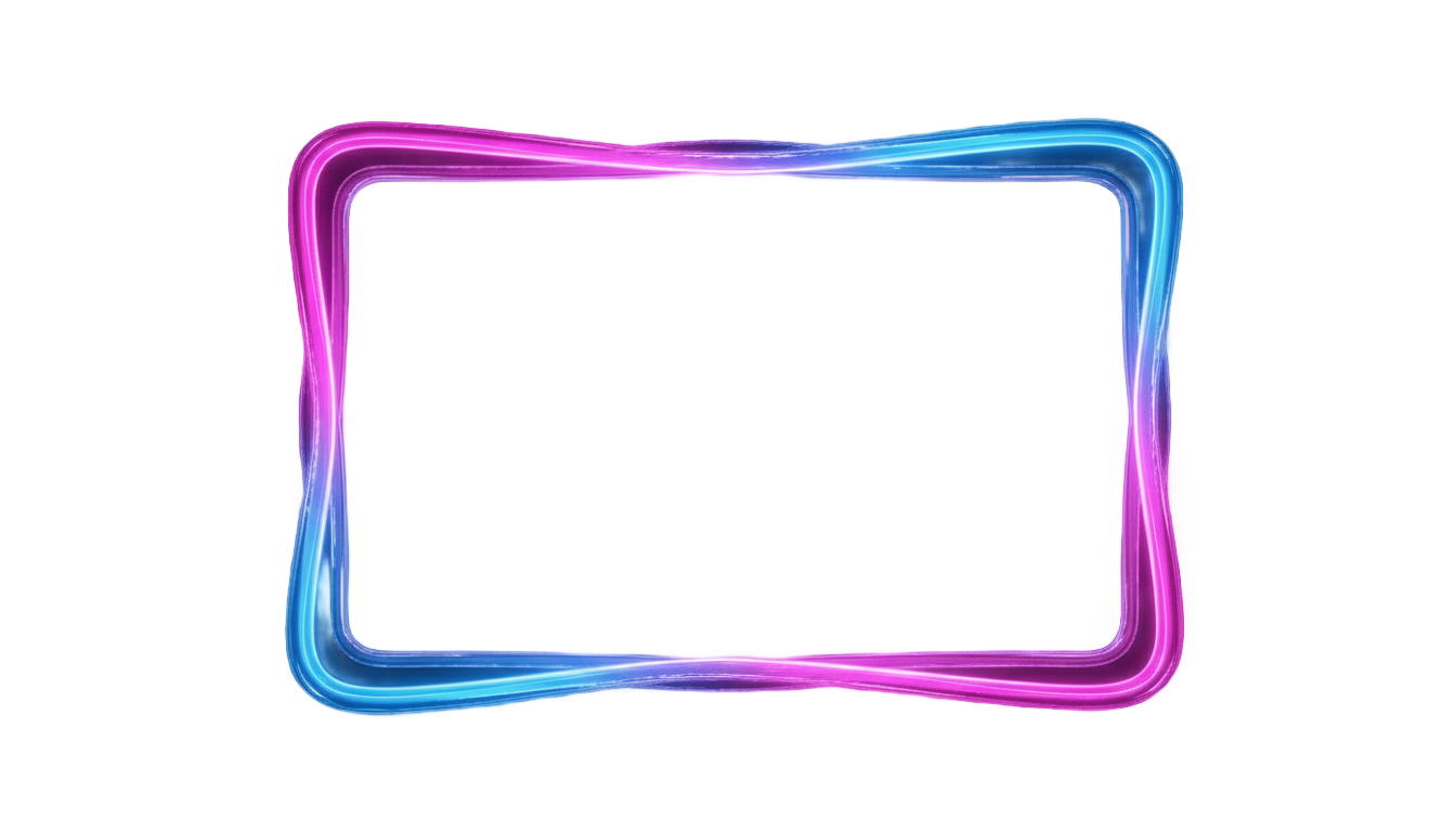 neon frame gif png PNG transparent background