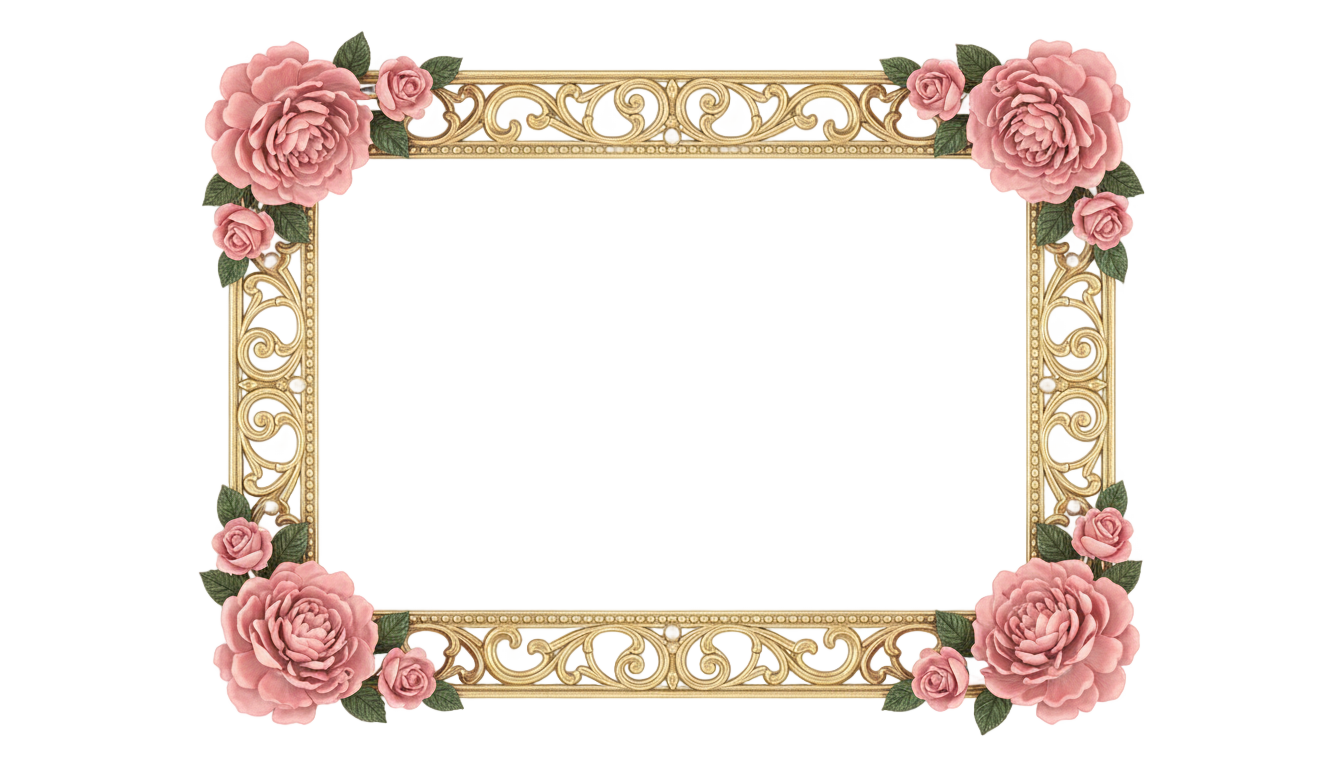 wedding photo frame design png PNG transparent background