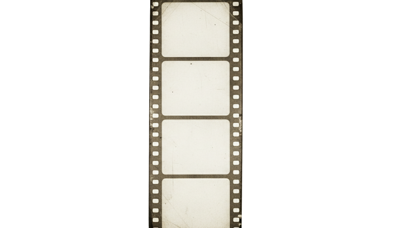vintage film strip png PNG transparent background
