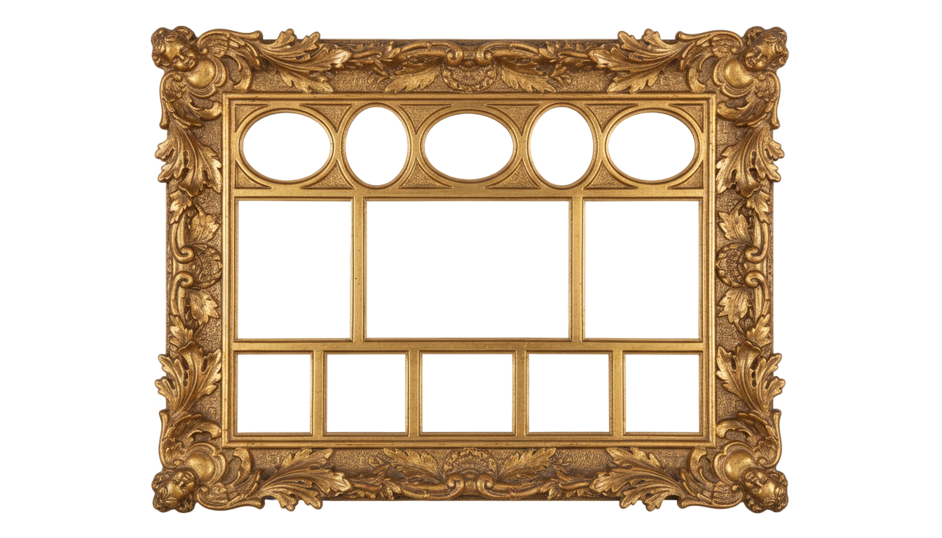 photo album frame png PNG transparent background