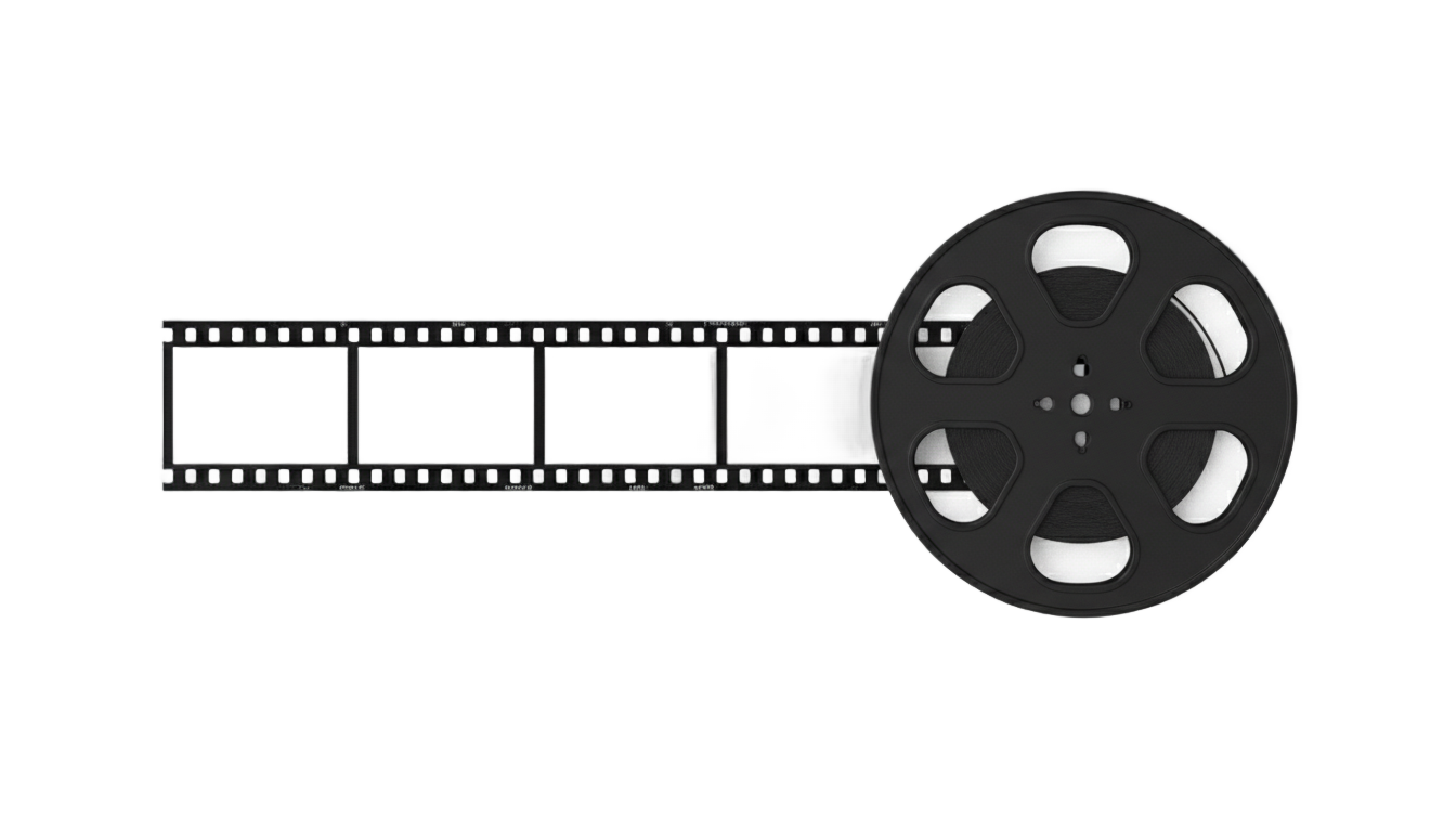 black film strip png PNG transparent background