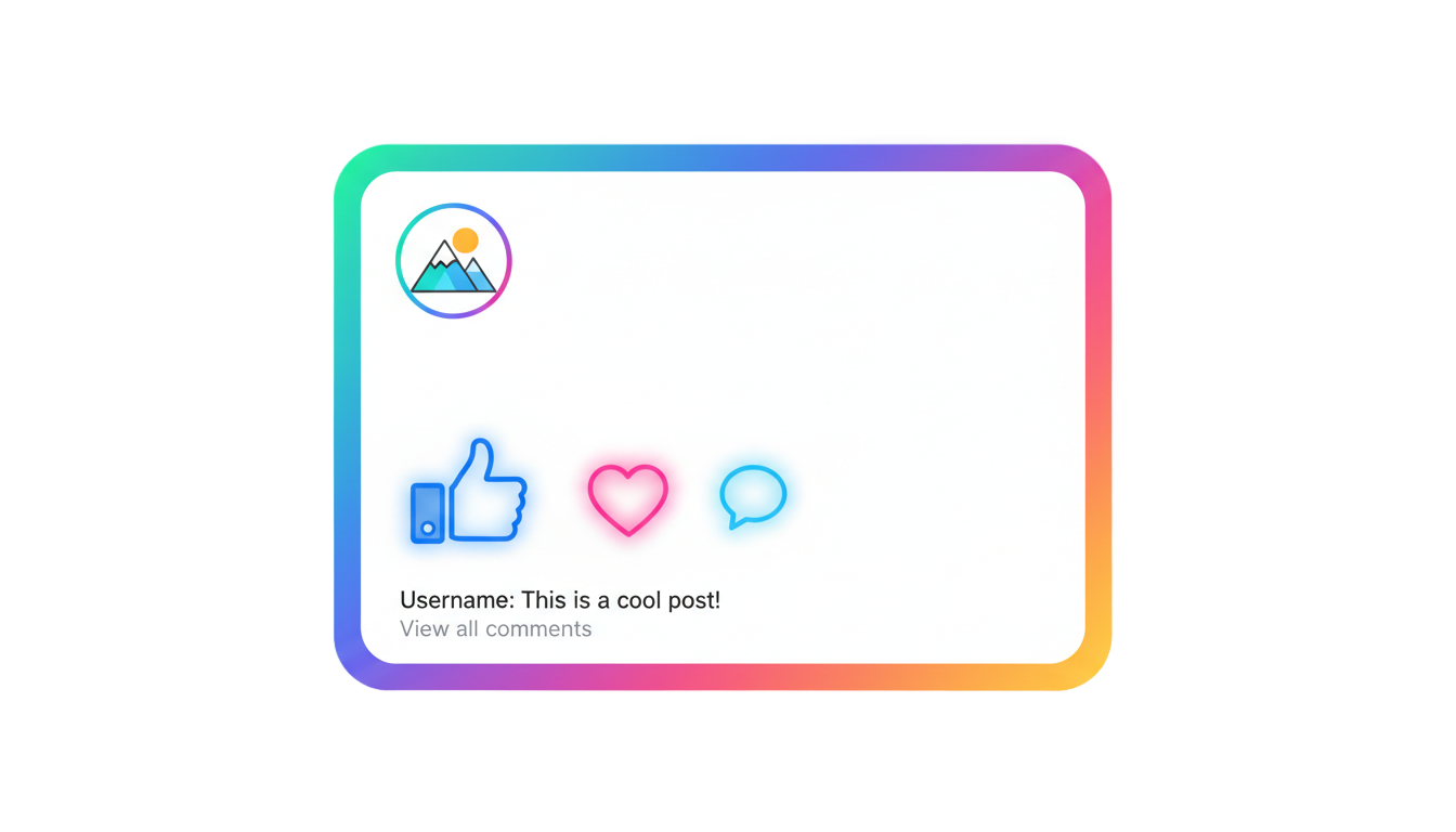 social media photo frame png PNG transparent background