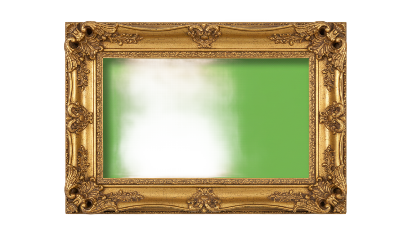 green screen photo frame png PNG transparent background