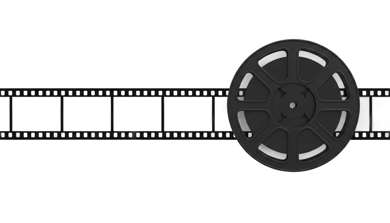 black film strip png PNG transparent background