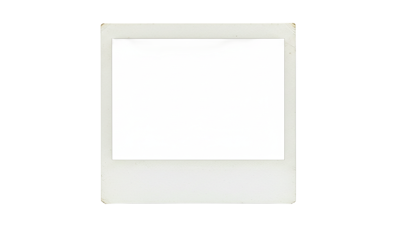 aesthetic polaroid frame png PNG transparent background