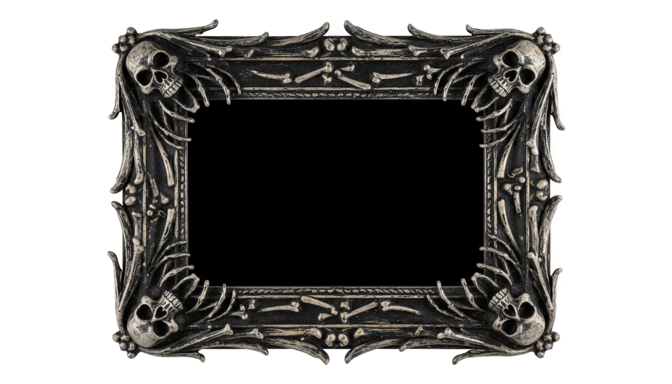 death photo frame png hd PNG transparent background