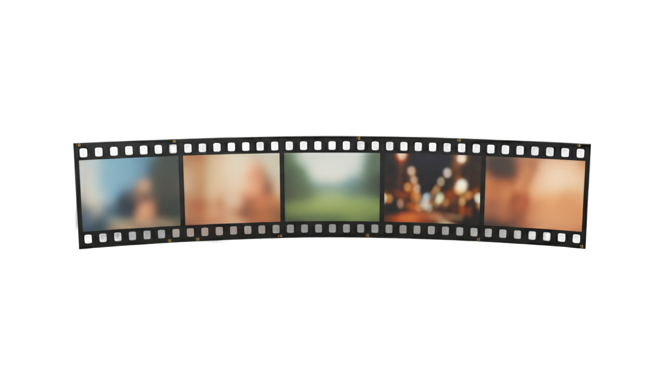 film reel strip png PNG transparent background