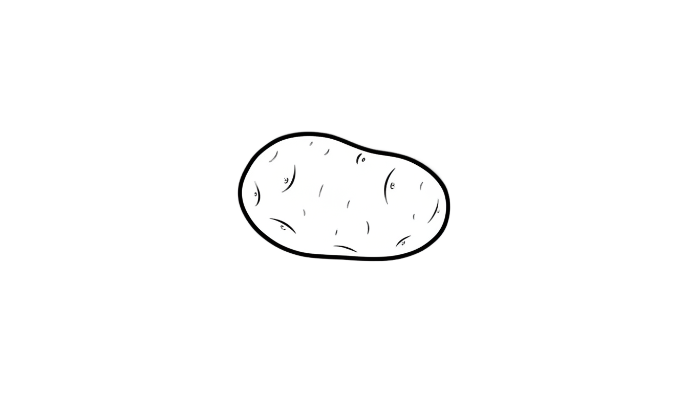 potato silhouette png PNG transparent background