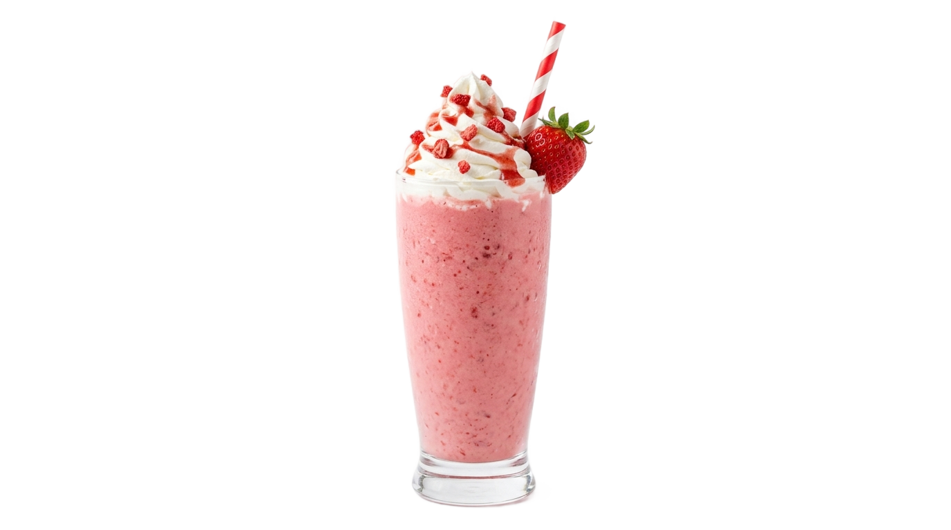 strawberry frappe png PNG transparent background