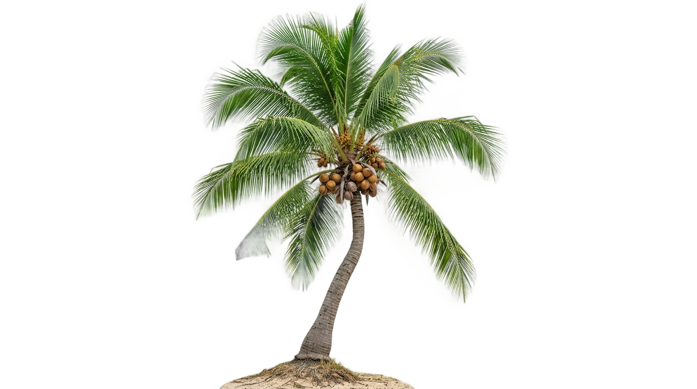 coconut plant png PNG transparent background