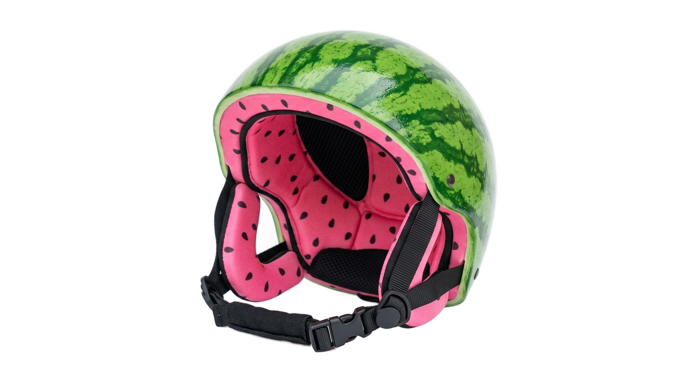 watermelon helmet png PNG transparent background