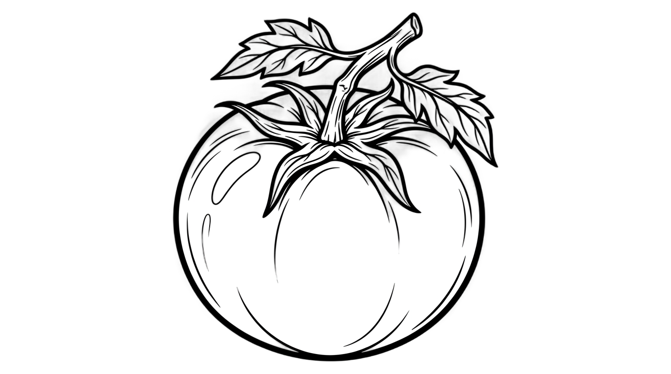 tomato clipart black and white png PNG transparent background