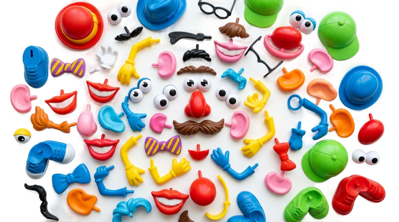 mr potato head parts png PNG transparent background