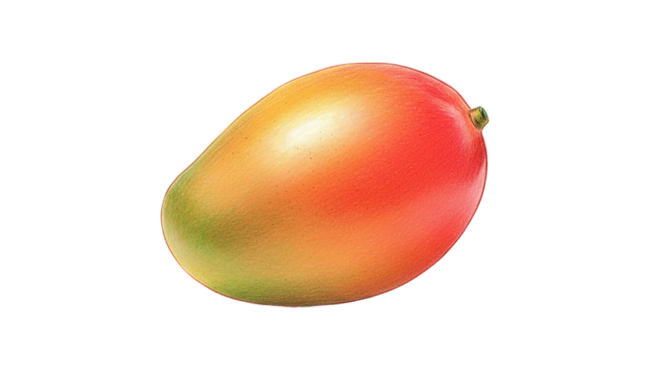 mango drawing png PNG transparent background
