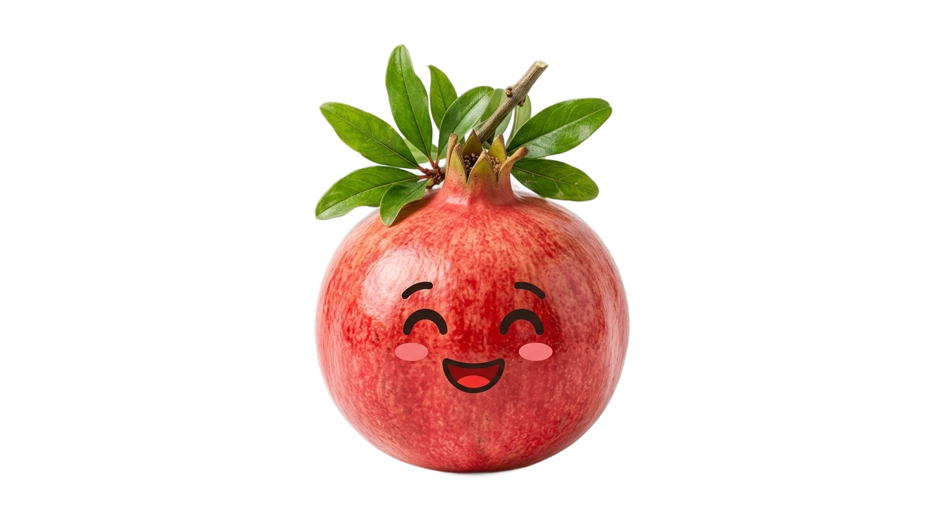 pomegranate emoji png PNG transparent background