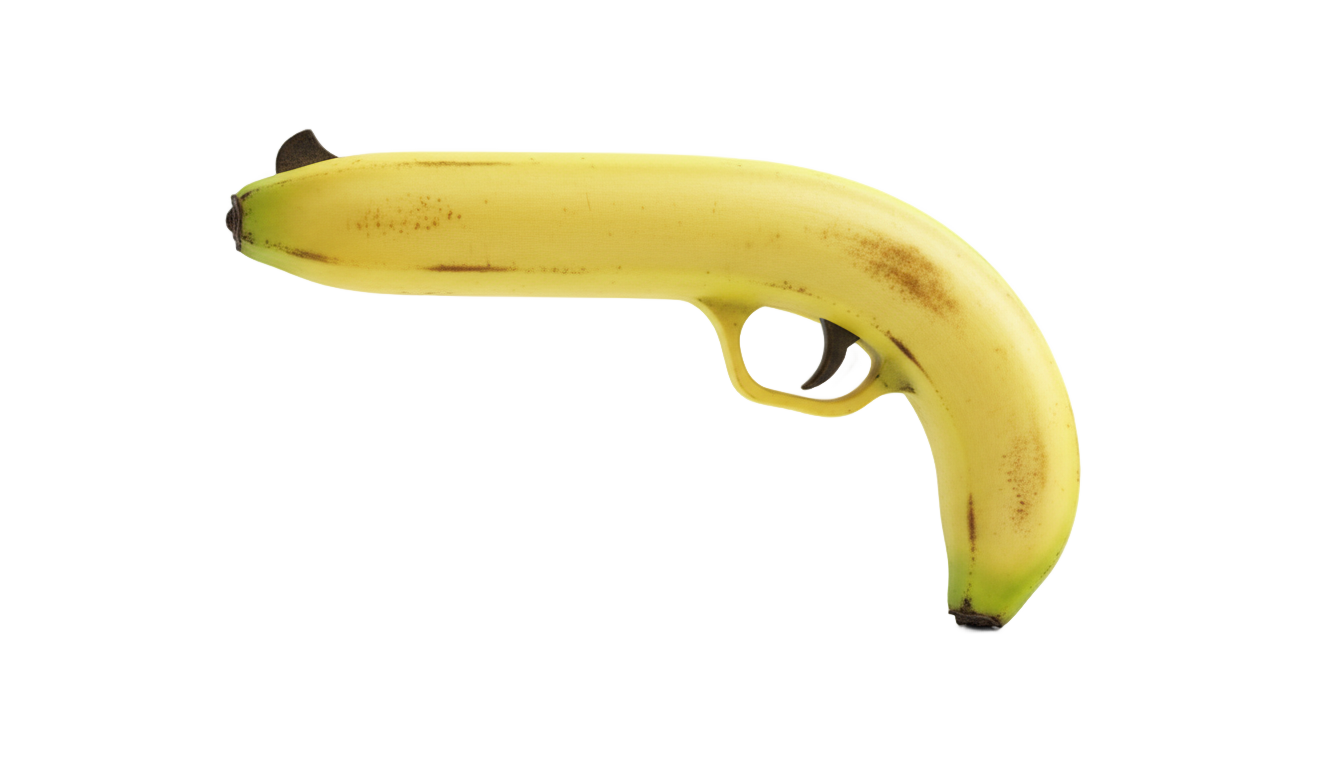 banana gun png PNG transparent background