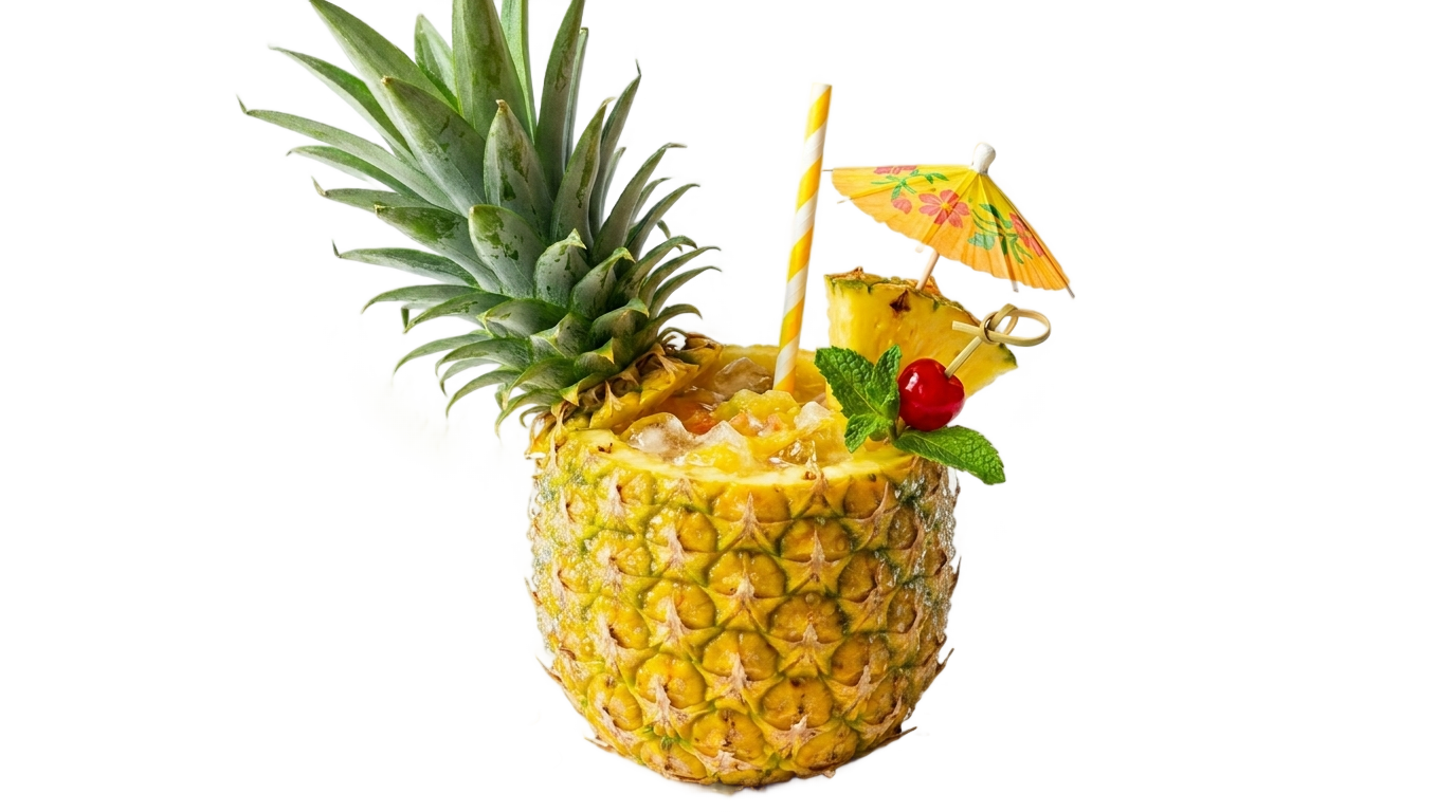 pineapple drink png PNG transparent background