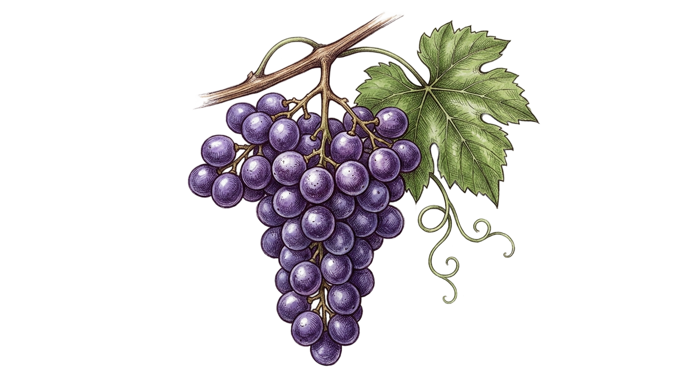 grape drawing png PNG transparent background