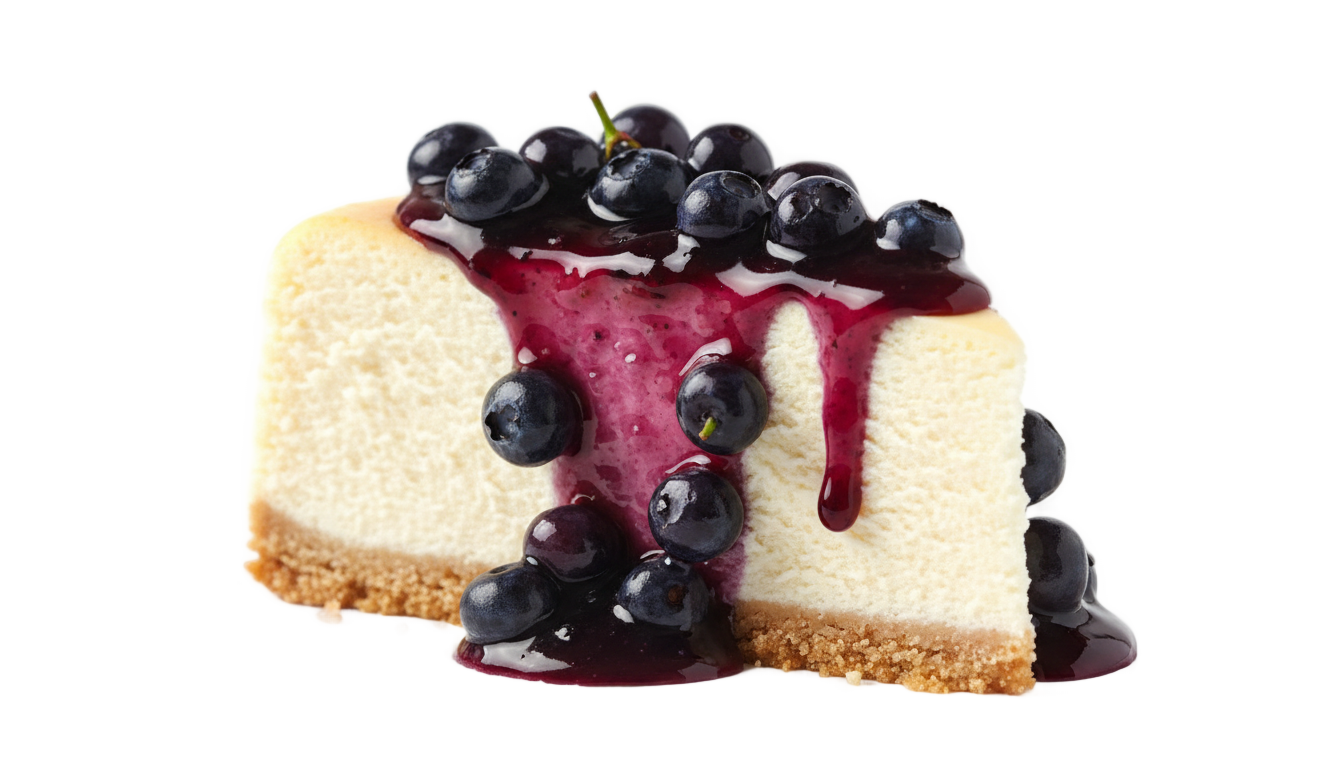 blueberry cheesecake png PNG transparent background